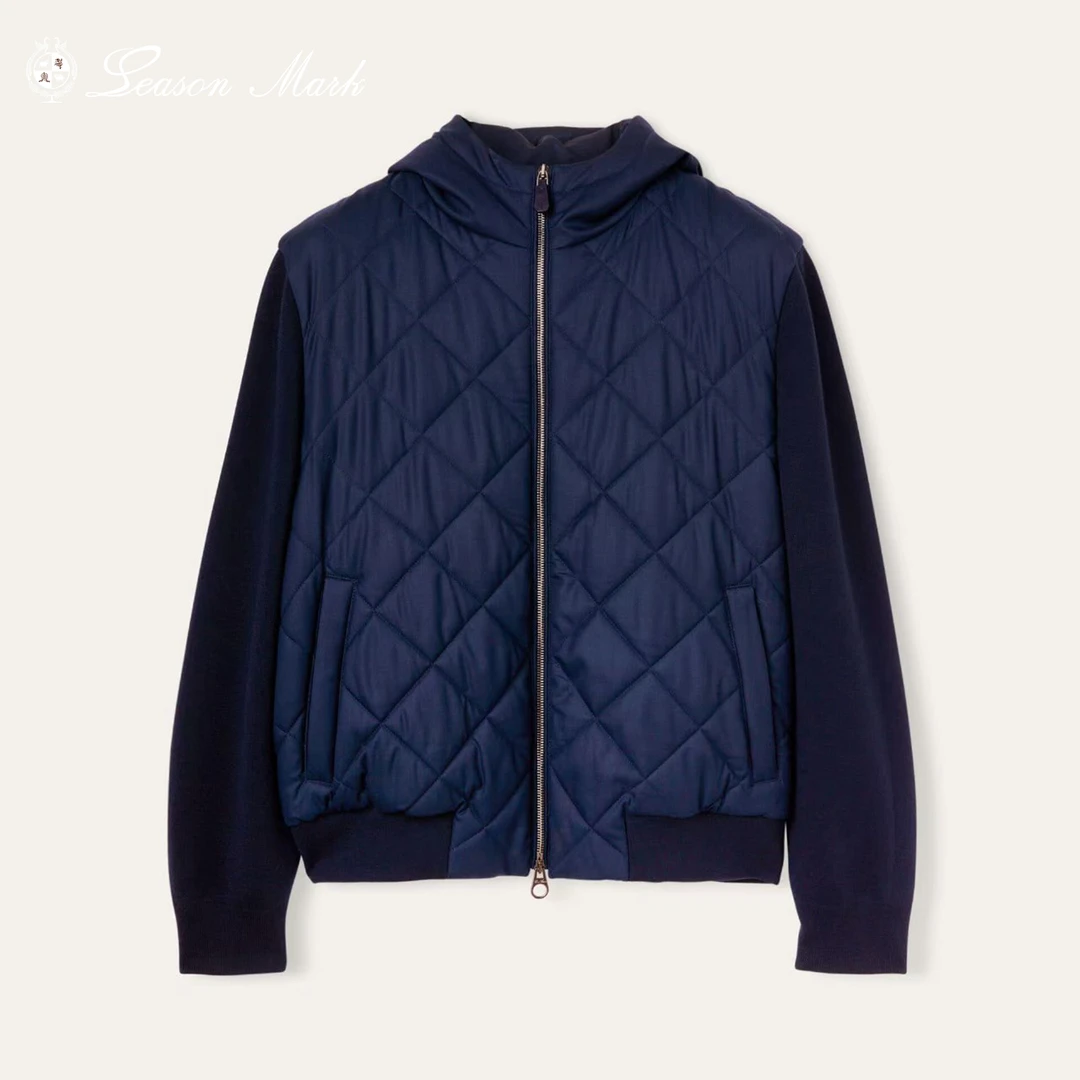 SEASONMARK秋冬新款连帽夹克外套休闲百搭cleanfit简约时尚保暖男