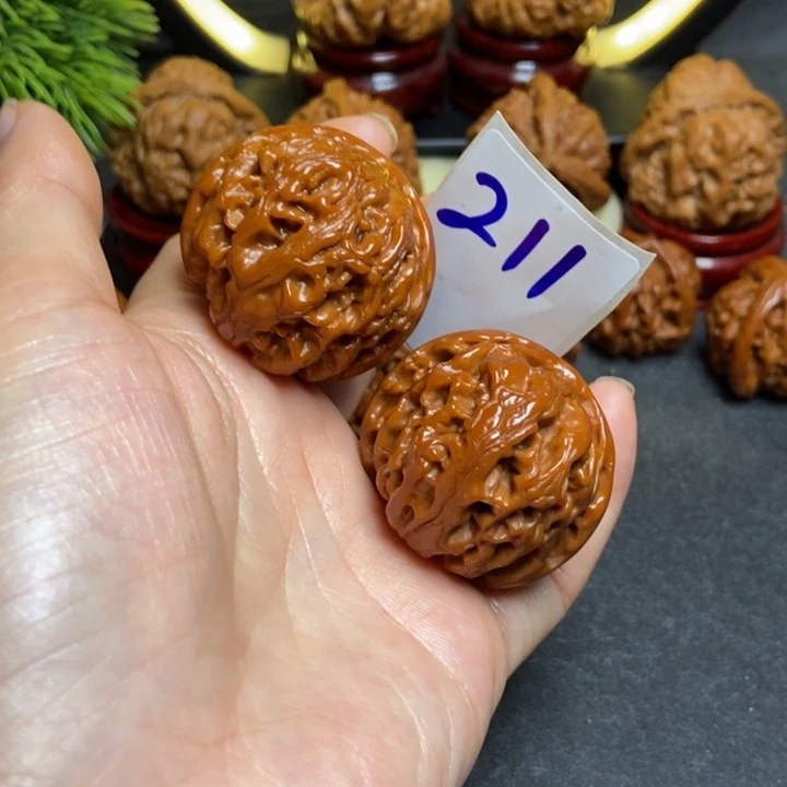 文玩核桃把件38苹果211