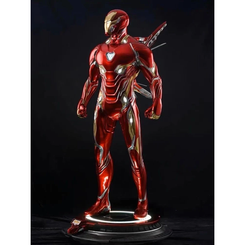 漫威复仇者联盟1;1 mk50二代钢铁侠树脂手办带磁吸翅膀落地摆件