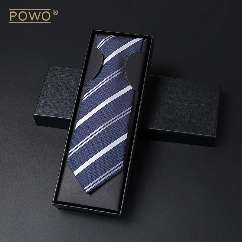 潮流时尚正装商务蓝色条纹8CM婚礼新郎伴郎结婚韩版箭头型领带男