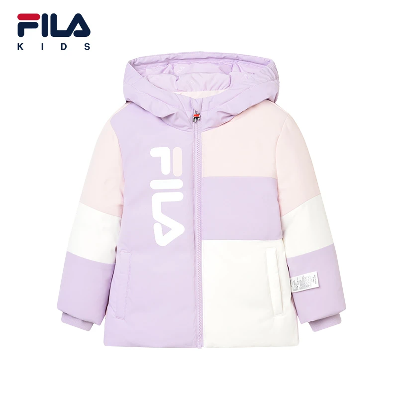 FILAKIDS斐乐儿童【彩趣童年】女童婴幼保暖连帽羽绒服K16G241905F