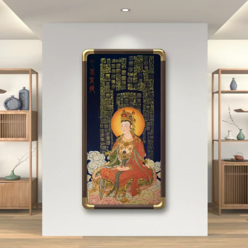 高老师人物系列书画作品印屏心若菩提
