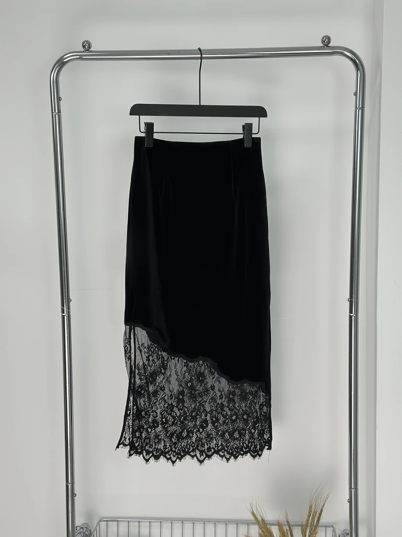 深圳南油高端半身蕾丝裙包臀显瘦半身裙修身