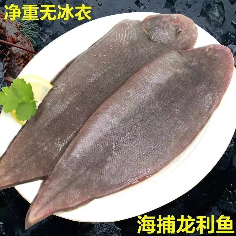 无冰龙利鱼牛舌头鱼新鲜踏板鱼鳎目整鱼冷冻宝宝辅食海鱼龙舌鱼