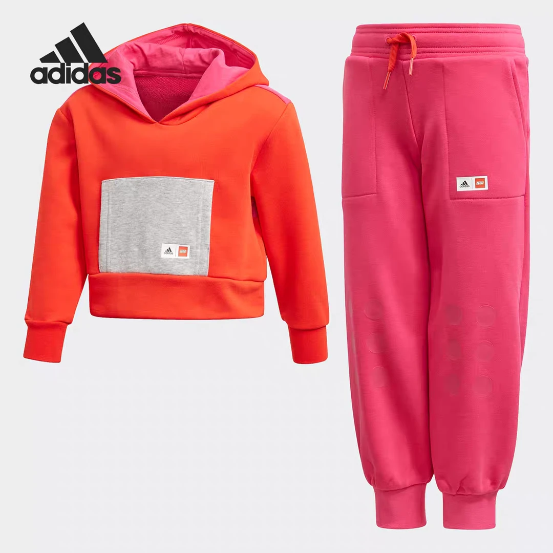 Adidas/阿迪达斯正品 LG LEGO SET 小童装春秋训练运动套装GN6830