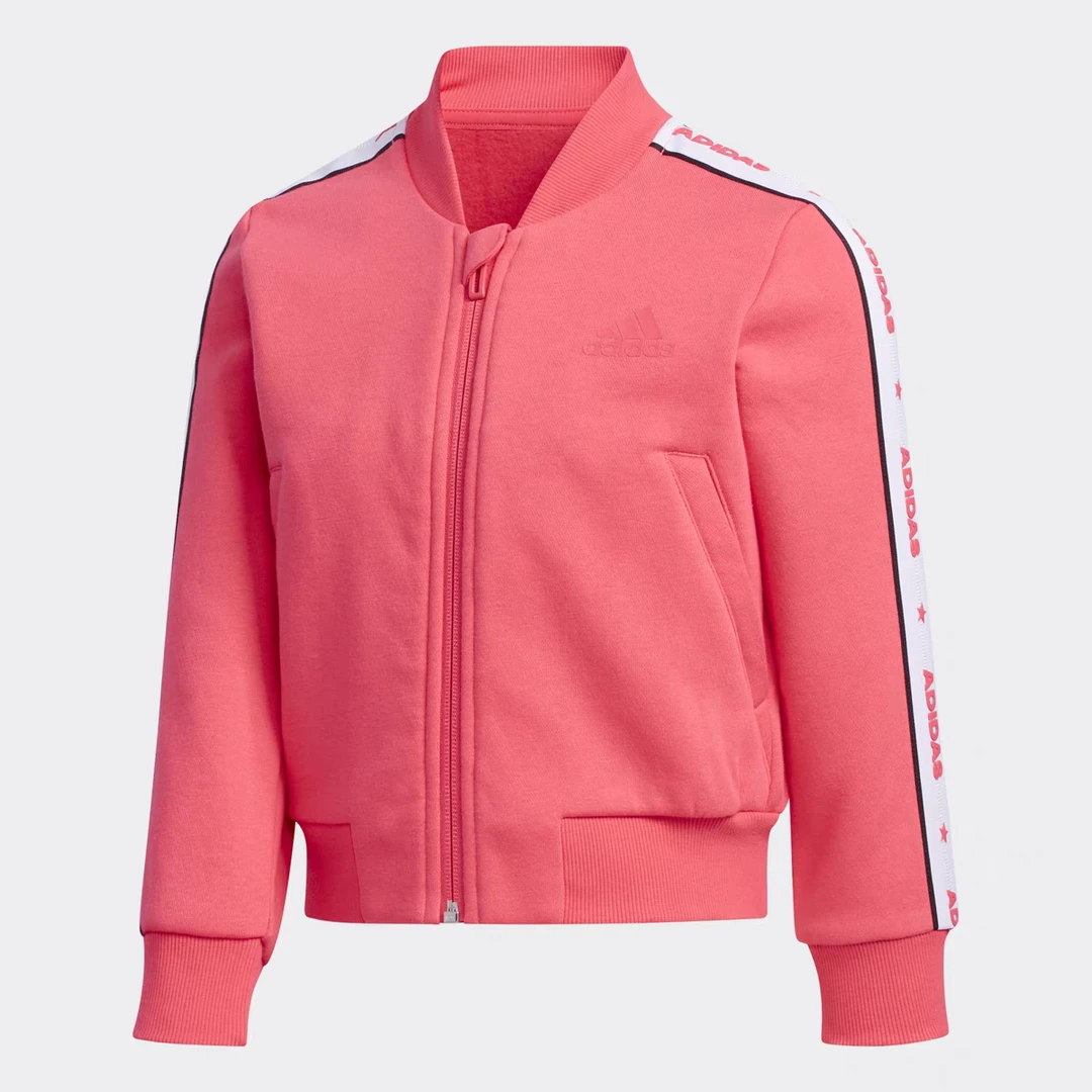 Adidas/阿迪达斯正品LG BOMBER JKT小童装训练针织夹克外套EH4096