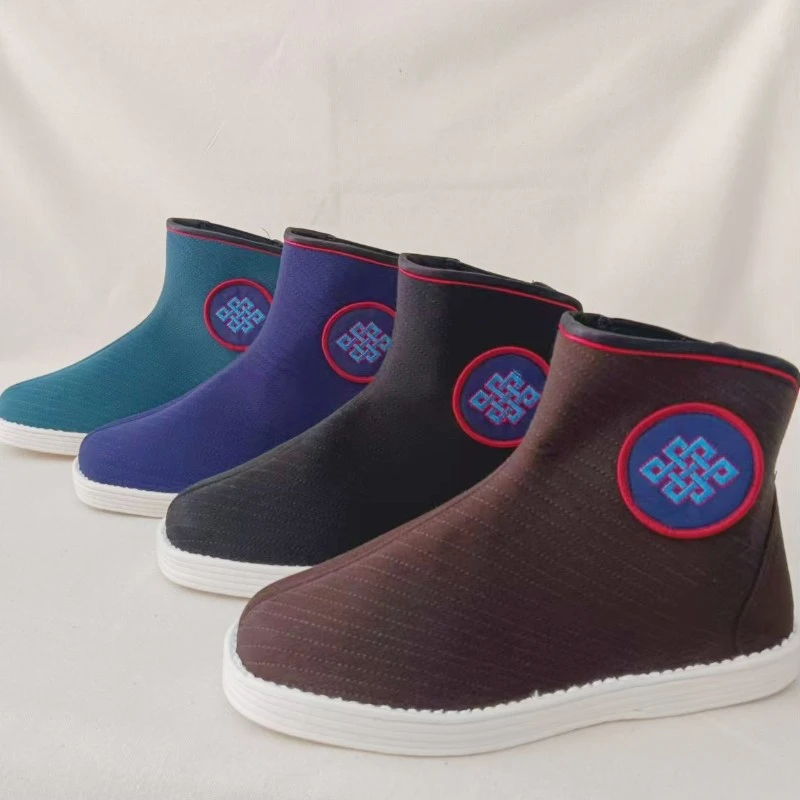 高帮布鞋 时尚透气  厚底春夏秋款