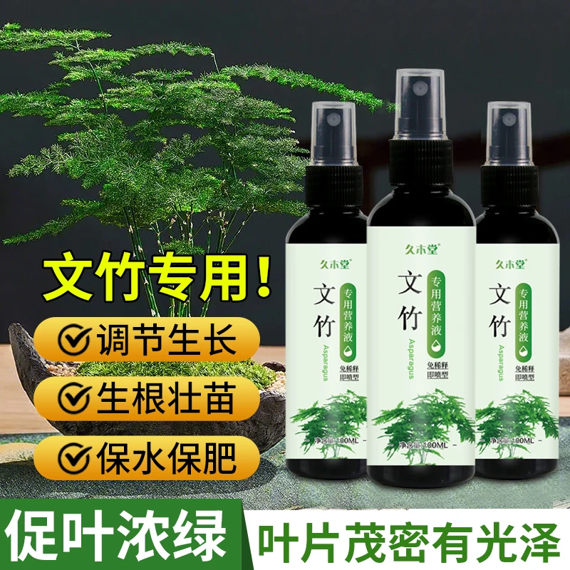 文竹专用免稀释施肥营养液专治根部腐烂叶黄干尖花卉绿肥料生长