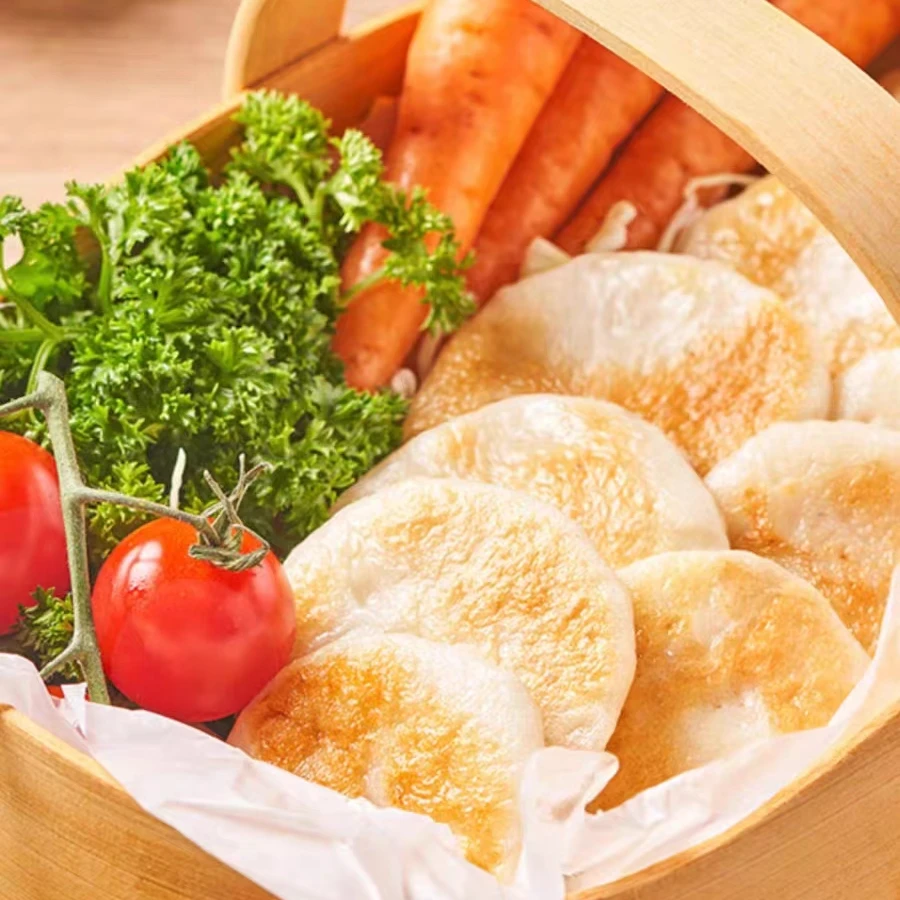 手工正宗潮汕墨鱼饼健身高蛋白代餐低卡零食轻食饱腹食品食用食材