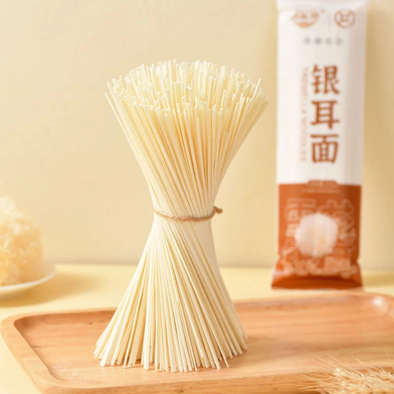 【9.9元5包2斤】鲜银耳面条细面无盐碱无添加老人儿童劲道爽滑挂面