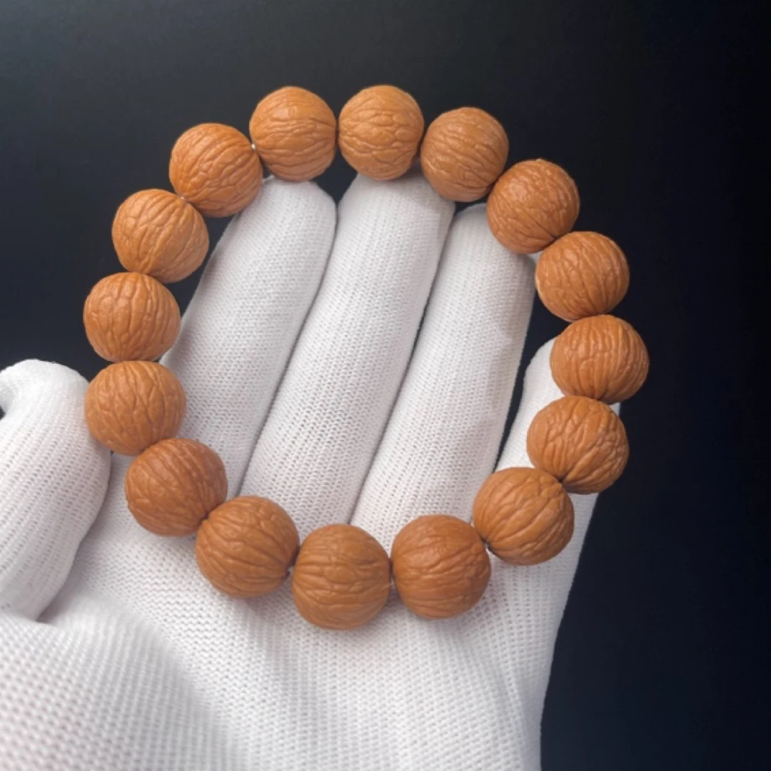 猴头核桃老树风羽手串