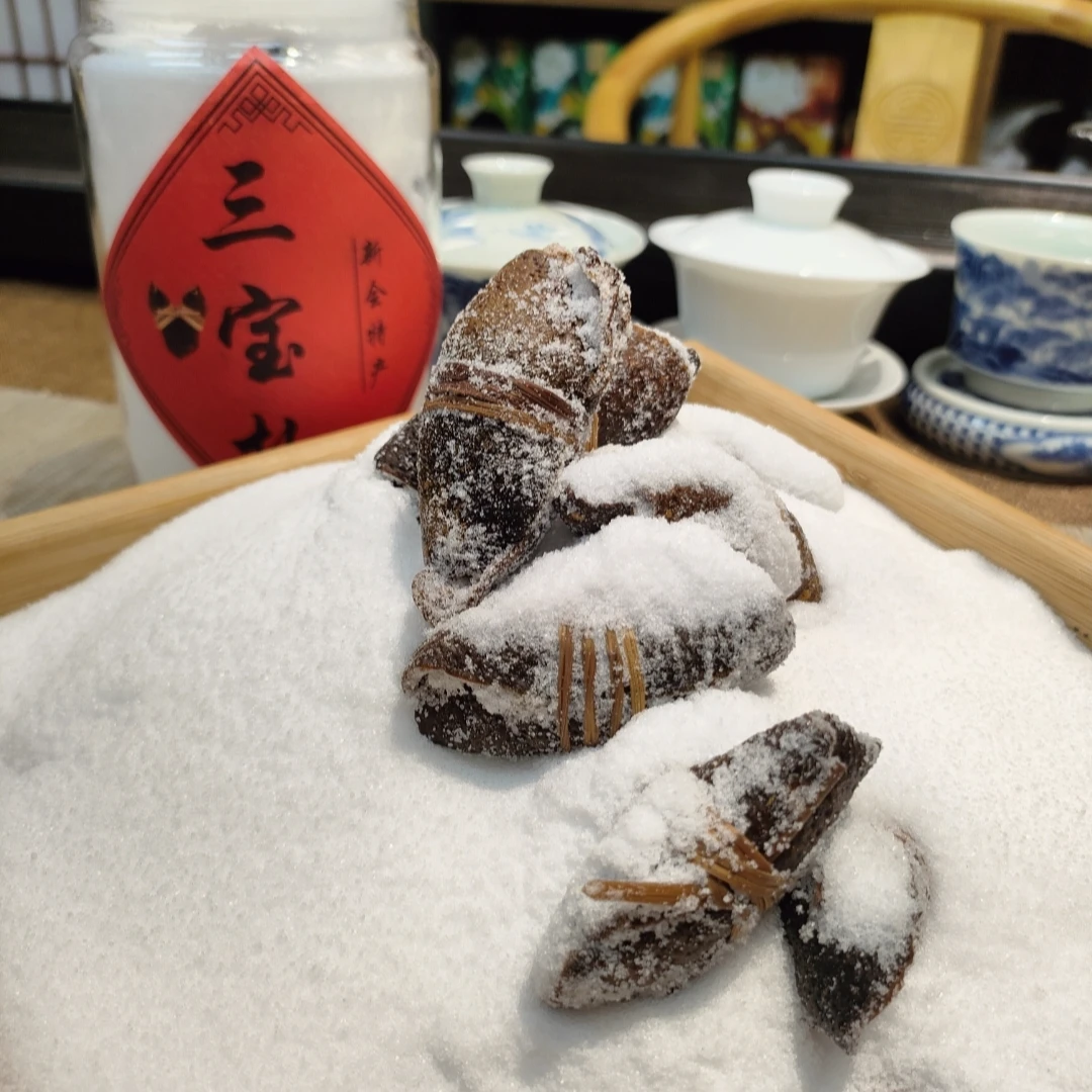 【2017年茶坑大红皮三宝扎】广东新会陈皮三宝扎熬夜必备煲汤泡茶