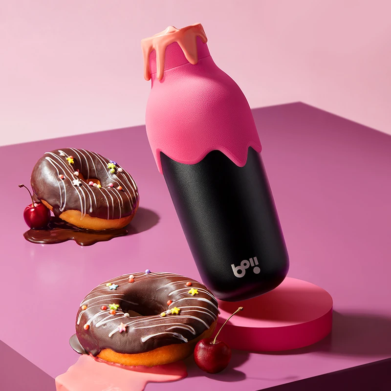 本因高颜值女士保温杯500mL便携多功能家用水杯网红可爱神器创意