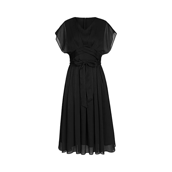 S·DEER夏季轻奢高端高贵档次显瘦优雅法式时尚连衣裙S232Z12PR