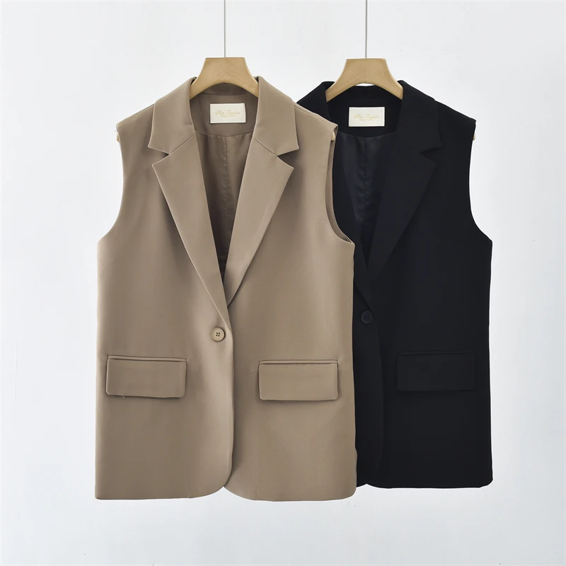 诗妮歌女式休闲春夏西装显瘦马甲日常通勤