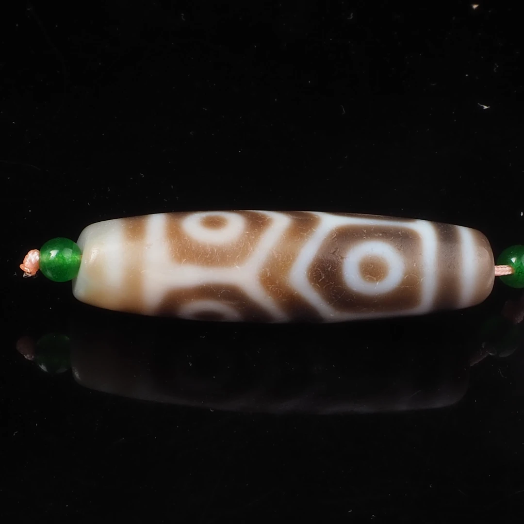 【一代老台湾小卢天珠】21号三十年一代至纯老台珠一物一图玛瑙