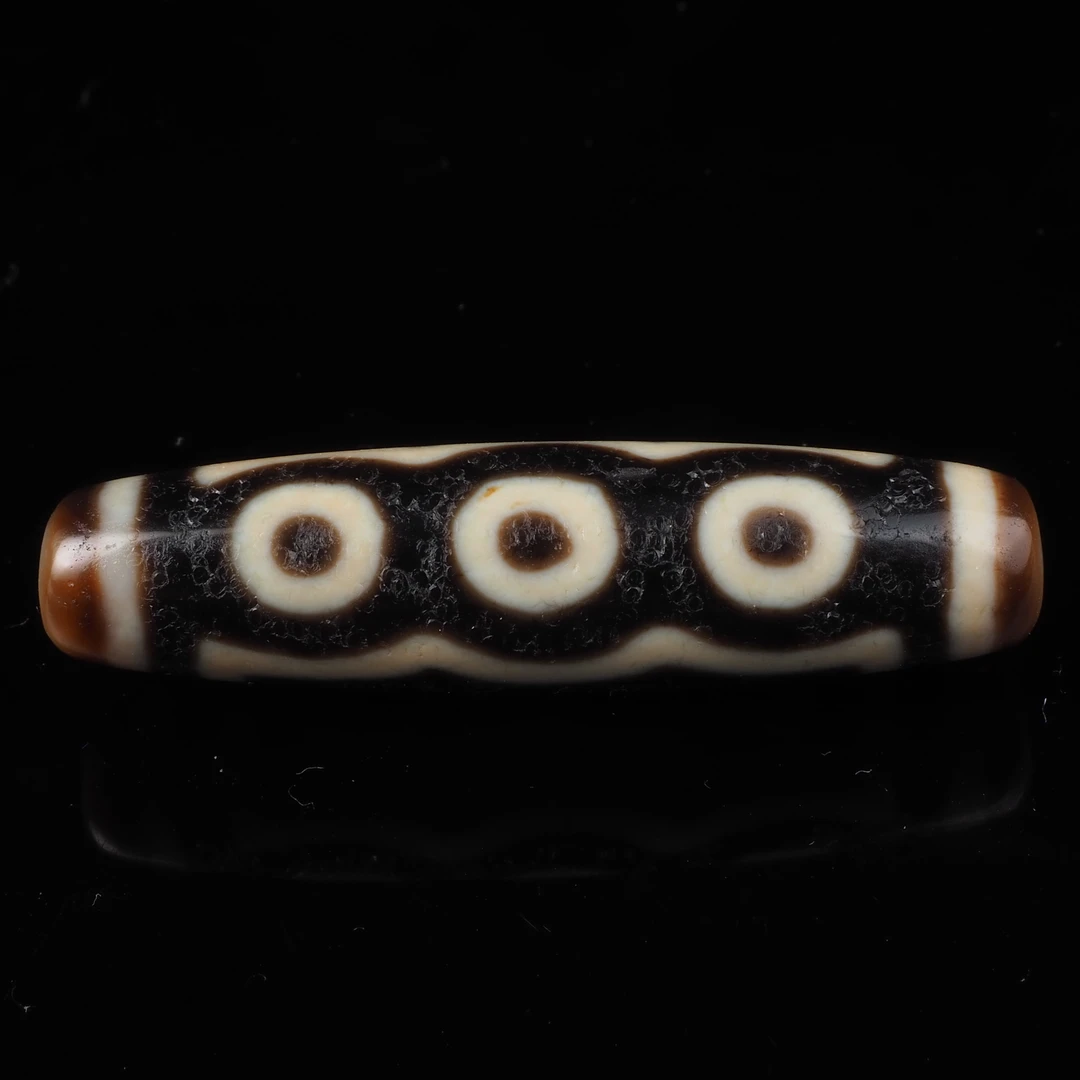 百里挑一！一代老台湾上肯2023新超五眼47mm条纹玛瑙（12150）