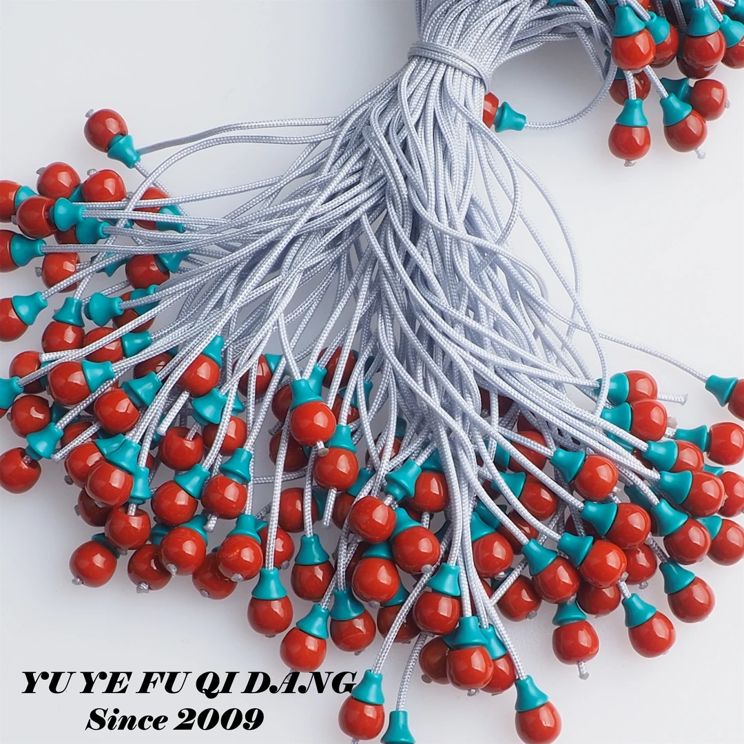 南红撞色拼接弟子珠 满色满肉 优化松石 6mm