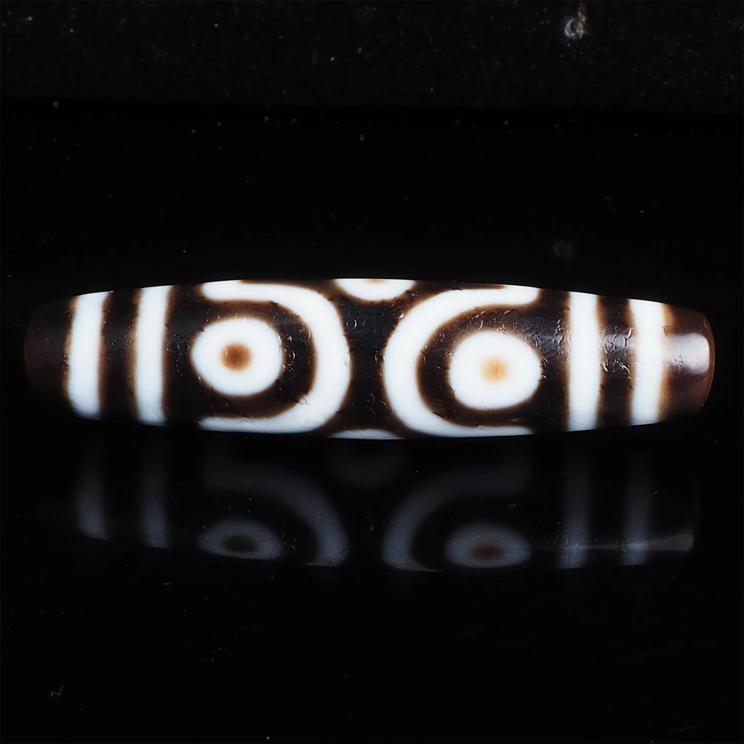 至纯天珠三十年磨一剑！老台湾上肯老厂长张魁至纯黑白玛瑙手工