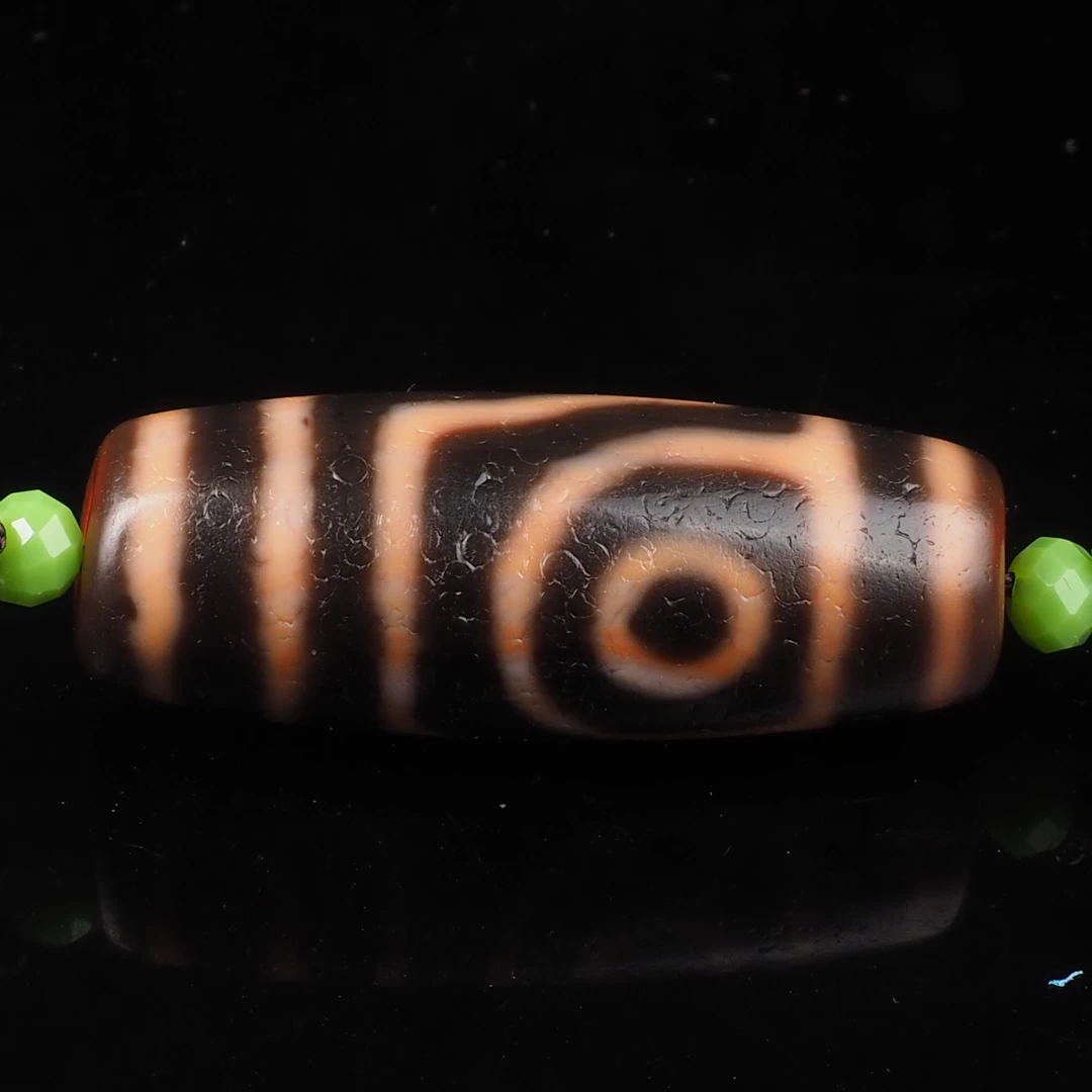 【一代老台湾小卢天珠】三十年一代至纯老台珠一物一图玛瑙