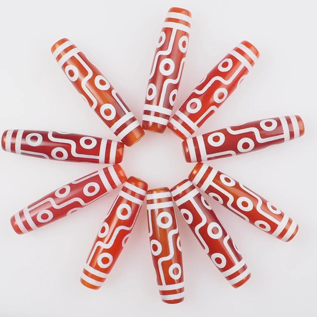 红肉天珠咔咔漏！巴西料红肉天珠精挑限量福漏玛瑙锁骨