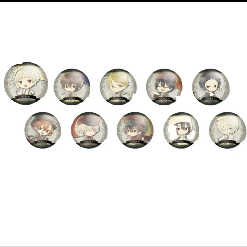 【文豪野犬】日谷现货 Q版城撑伞吧唧 盲盒(默认代拆)
