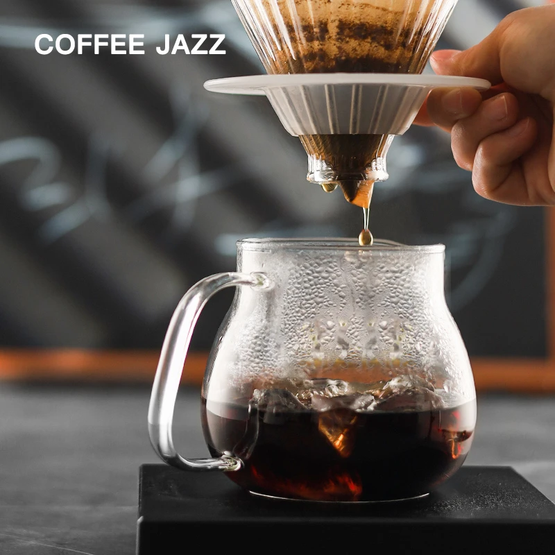 COFFEE JAZZ咖啡手冲壶滴滤壶玻璃挂耳咖啡壶公道杯家用分享壶