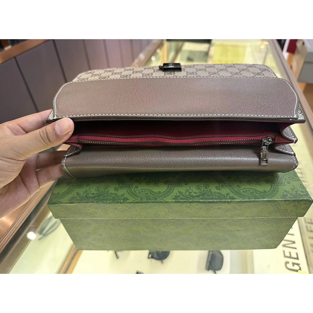 （W九神灰色）休闲百搭多功能棕色女士简约单肩青年GJD女士箱包