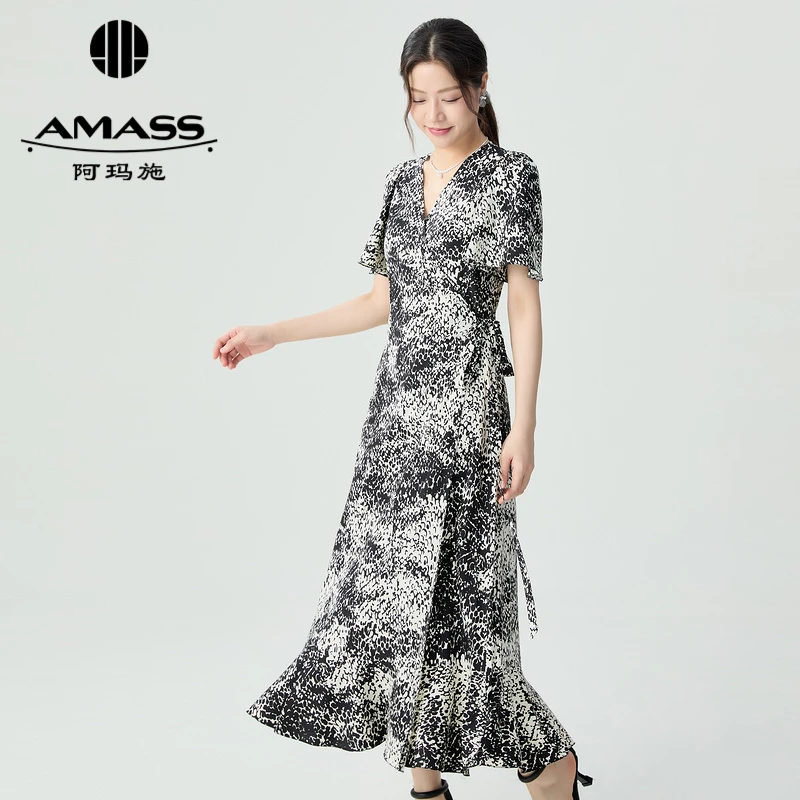 阿玛施AMASS浪漫花色连衣裙5500532