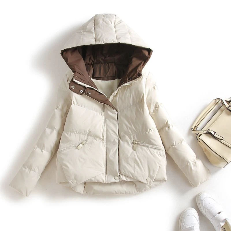 2023新款羽绒服爆款服女年新款短款减龄小袄外套小个子衣女冬羽绒