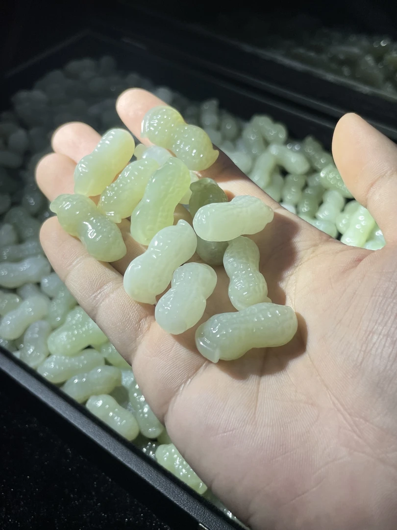 【小耿珠宝】和田玉晴水花生吊坠（多样性发其一）