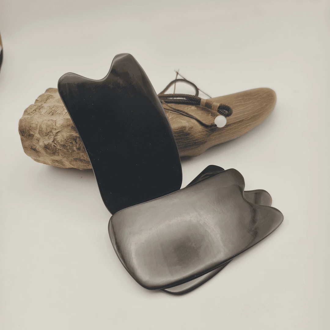 小号刮板便携黑色美容院护理刮痧片