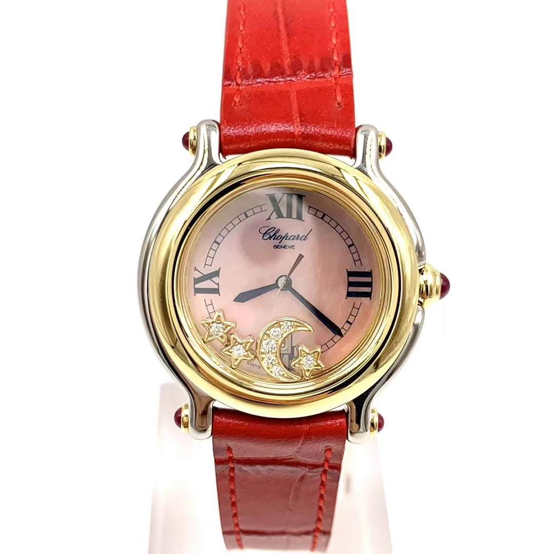 99新 Chopard/萧邦 快乐钻/原钻//石英/表径33mm/女表