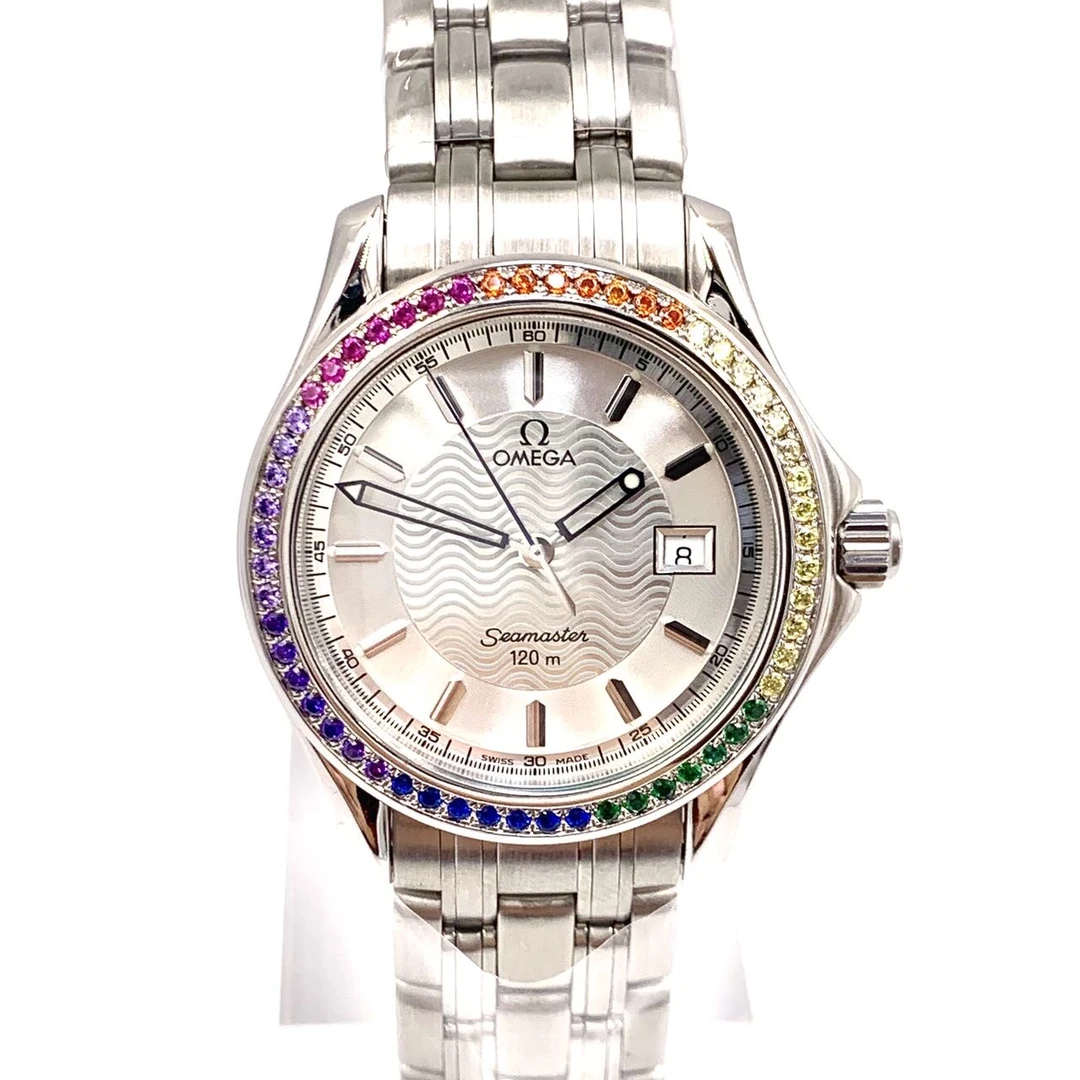 99新 Omega/欧米茄 海马系列/石英/表径36mm/女表