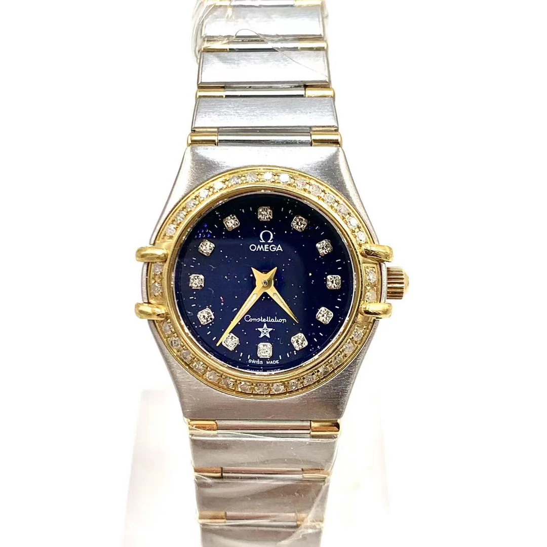 99新 Omega/欧米茄 星空盘/星座/石英/22.5mm/女表