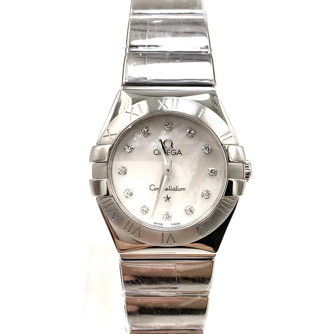 99新 Omega/欧米茄 四代星座/全原装/石英/表径24mm/女款