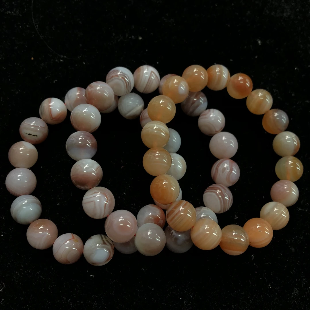 原矿无优化南红缠丝10-11mm单圈多样性发一条