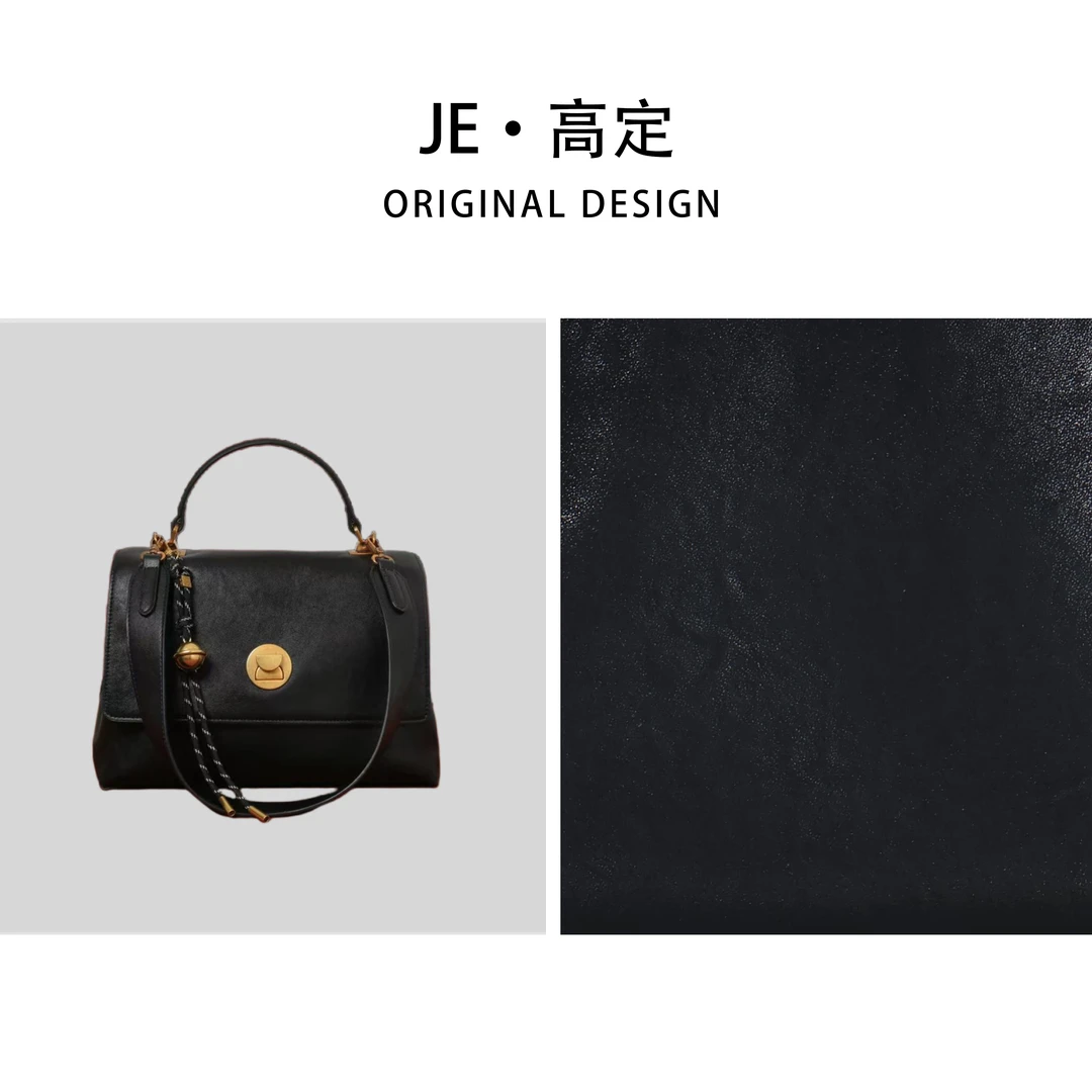 （长30高21厚13）2024新款真皮轻奢女士小众单肩斜挎包8140