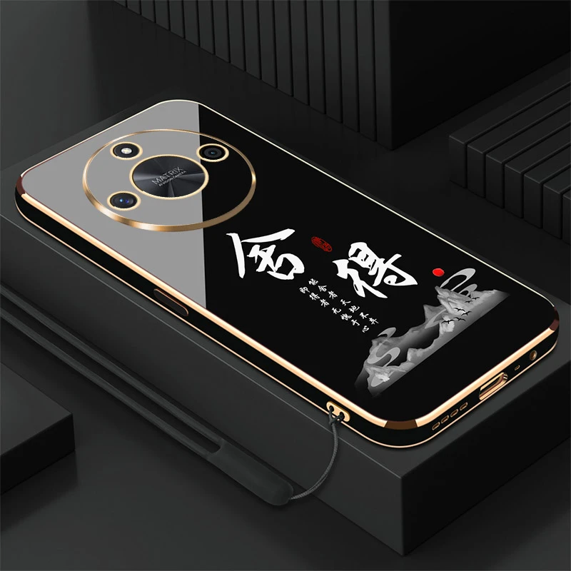 舍得适用于荣耀X50手机壳创意防摔个性新款软壳硅胶【送挂绳】