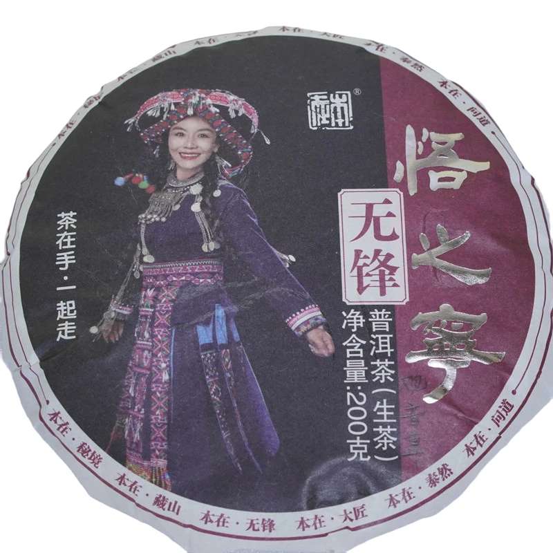 【本在】 2023年 悟之宁 观音草古树 春茶200g 普洱茶（生茶） 紧压茶