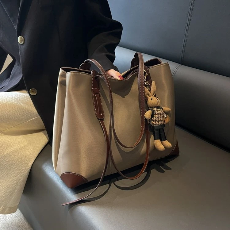 高级感大包包女2025新款时尚通勤托特包简约大容量单肩包百搭女包