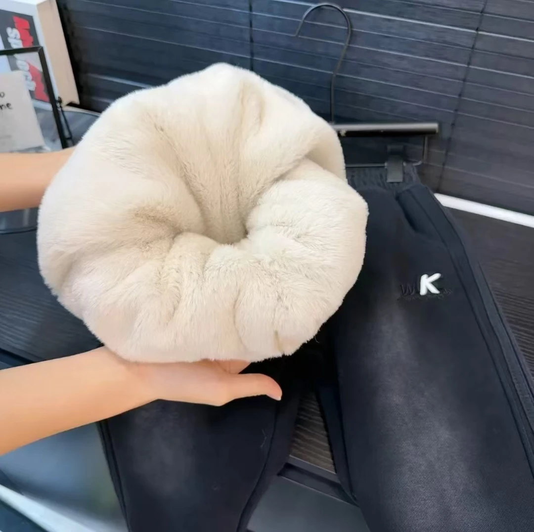 【850g加厚零下20度】25兔绒水洗冬款中大童宽松运动裤LenKid- 棉裤
