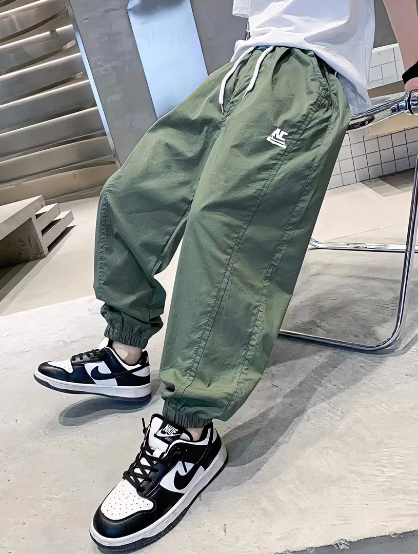 【轻薄凉爽】H潮范洋气速干柔薄款大童休闲裤Lenkid防蚊裤中大童AC