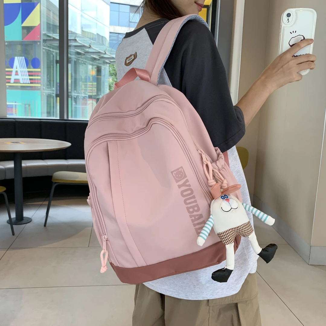 2024新款宝妈溜娃旅游小背包小学生书包女生休闲外出斜挎小双肩包