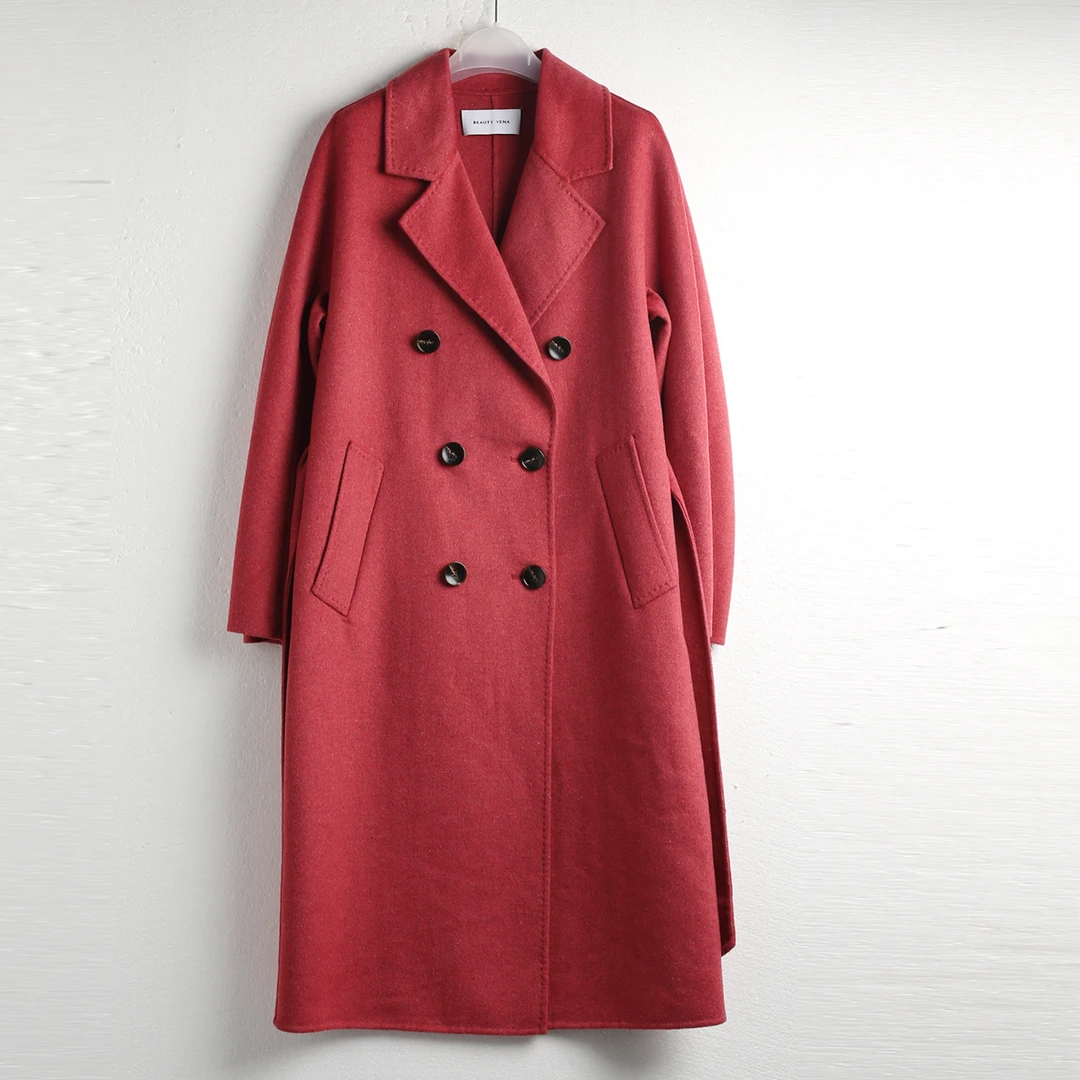 果缎新款时尚大衣 QAQ-161