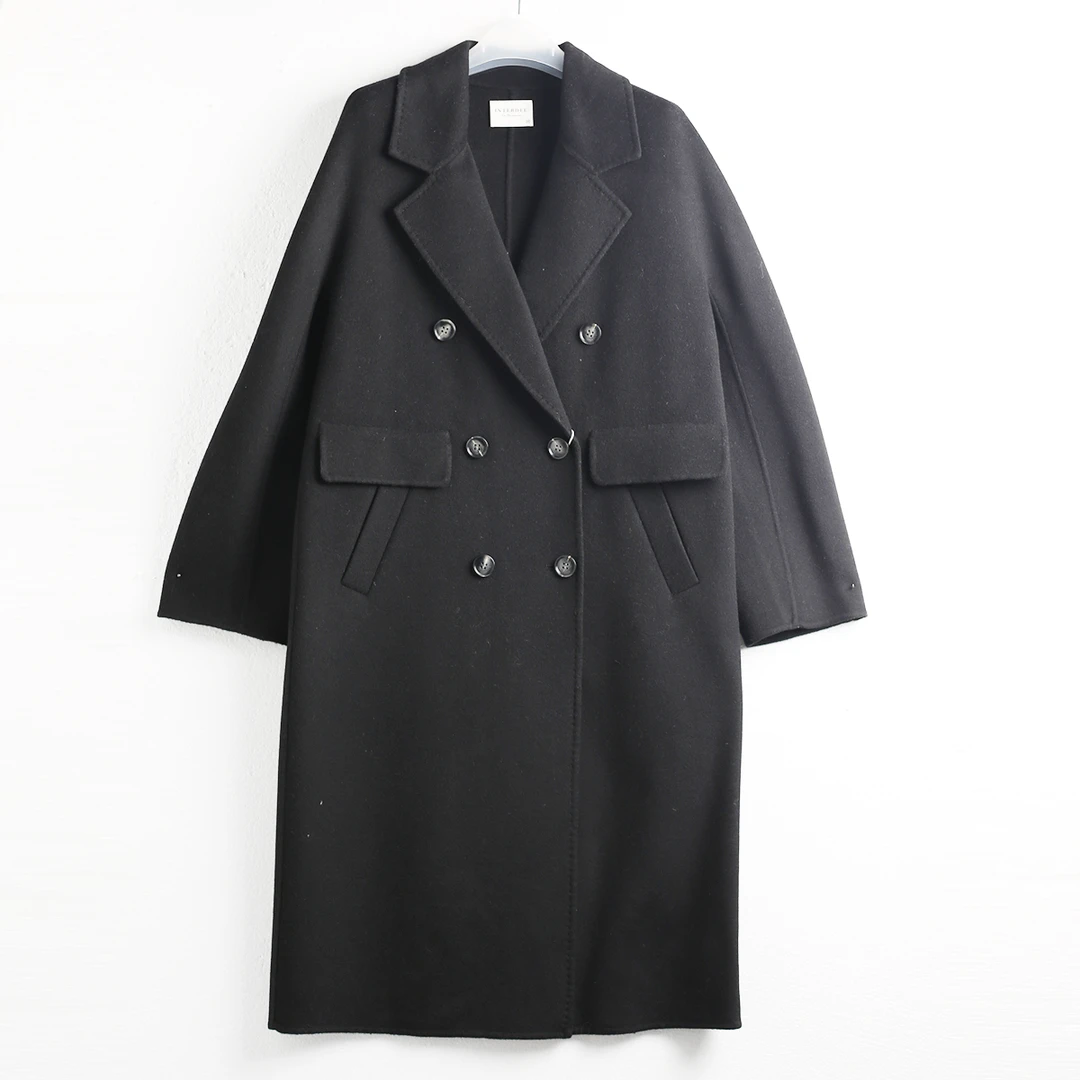 果缎新款羊毛大衣 QAQ-029
