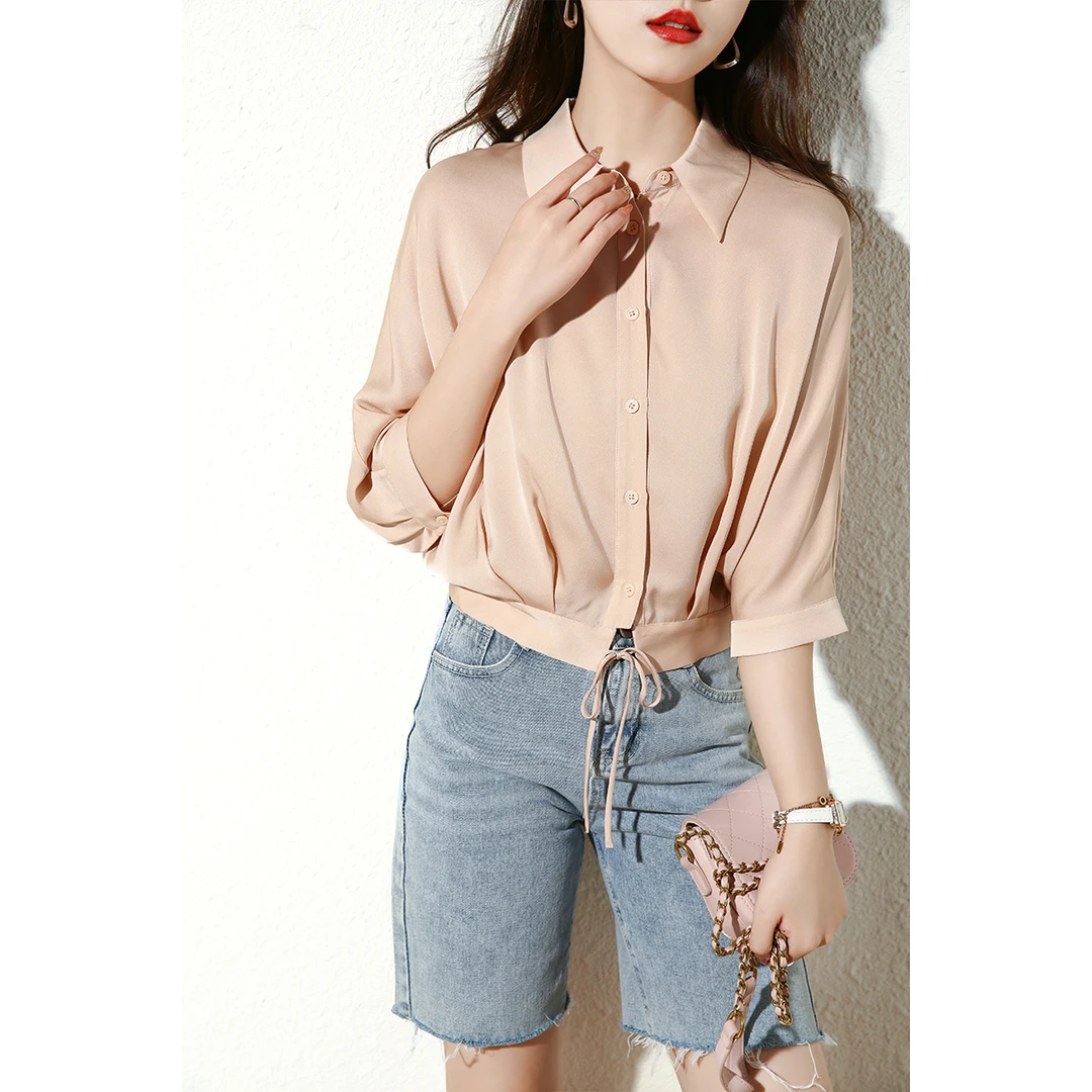 新款桑蚕丝衬衫    YJHY-H822173