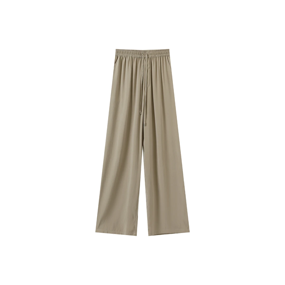 新款桑蚕丝休闲裤  YJHY-H892023直筒