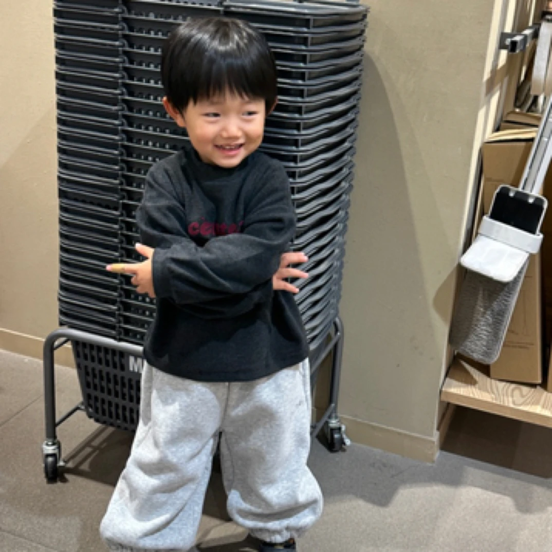 YY童装店  2024灰色加绒裤