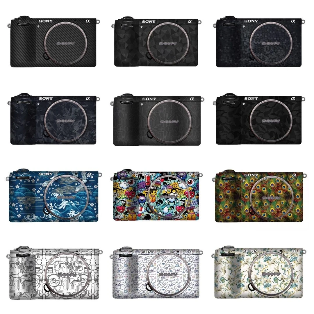 漫步驴适用于索尼A6300 A6400相机贴纸A6000 A6500 A6700镜头贴膜